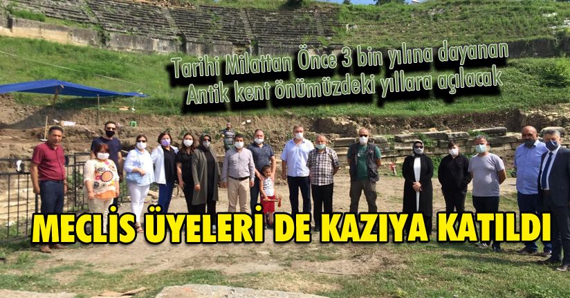 Meclis üyeleri Konuralp kazısına destek verdi