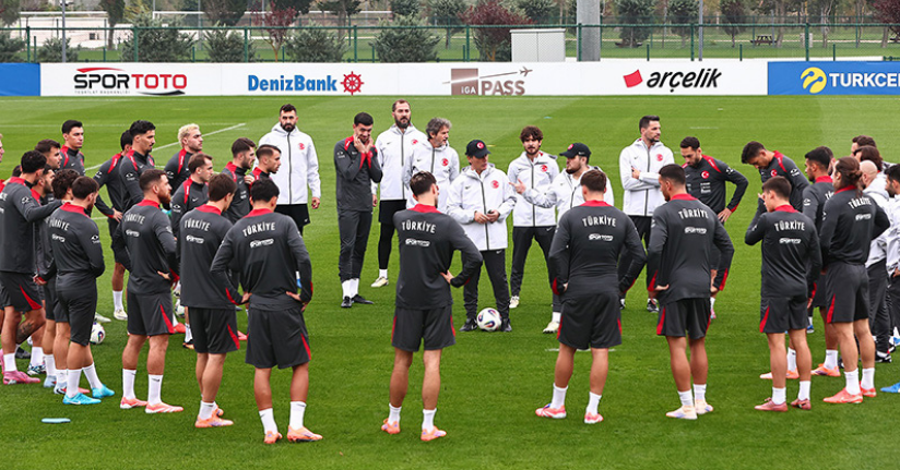A Milli Futbol Takımı, Bulgaristan maçı hazırlıklarını sürdürdü
