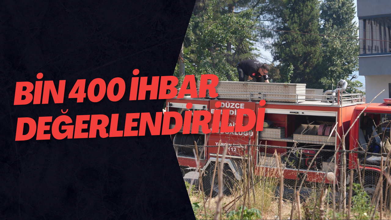 Bin 400 İhbar Değerlendirildi