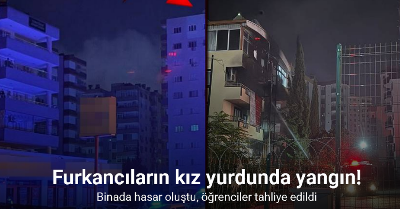 Furkan Vakfı'na ait kız yurdunda yangın