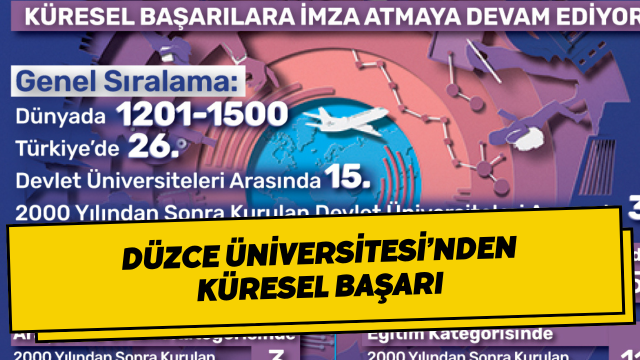 Düzce Üniversitesi’nden Küresel Başarı