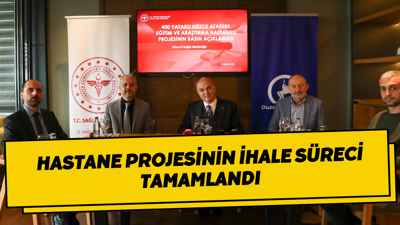 Hastane Projesinin İhale Süreci Tamamlandı
