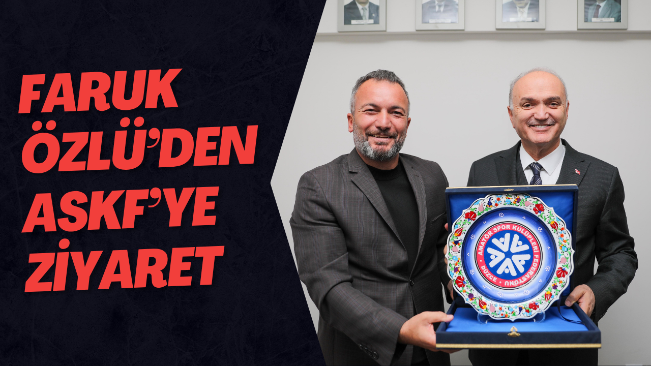 Faruk Özlü’den ASKF’ye Ziyaret