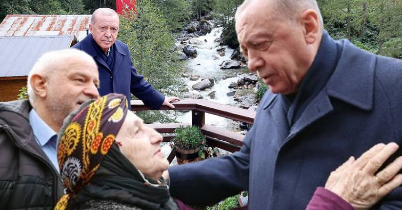 Cumhurbaşkanı Erdoğan Ayder Yaylası’nda