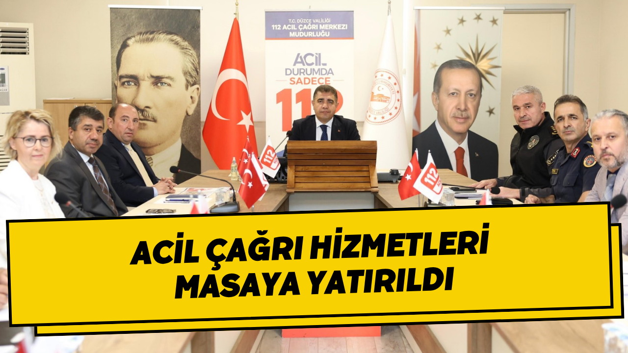 Acil Çağrı Hizmetleri Masaya Yatırıldı