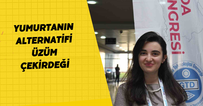 Yumurtanın alternatifi üzüm çekirdeği