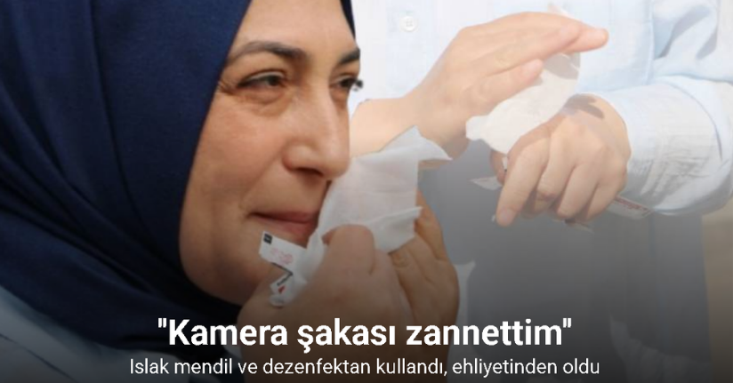 Islak mendil ve dezenfektan kullandı, ehliyetinden oldu