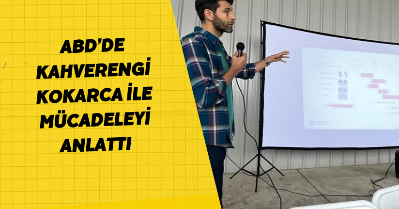 ABD’de, kahverengi kokarca ile mücadeleyi anlattı