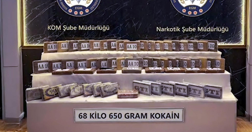 Edirne'de TIR'da 68 kilo kokain ele geçirildi
