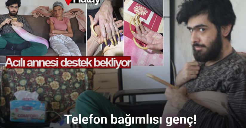 Eve ve sanal dünyaya bağımlı hale gelen genç, annesine acı çektiriyor