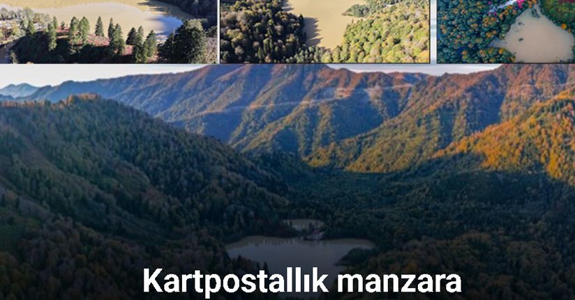 Borçka Karagöl'e en çok sonbahar renkleri yakışıyor