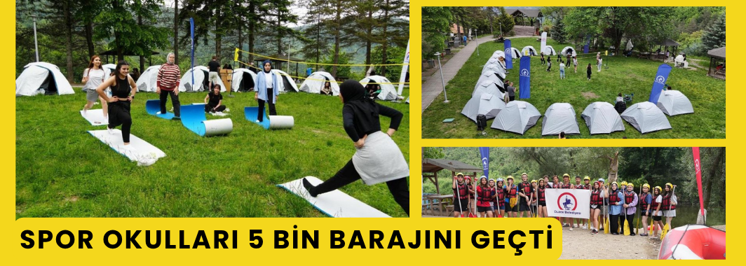Yaz Ve Kış Spor Okulları 5 Bin Barajını Geçti