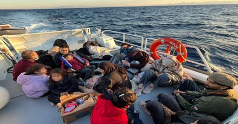 Bodrum açıklarında 24 kaçak göçmen yakalandı, 19 kaçak göçmen kurtarıldı
