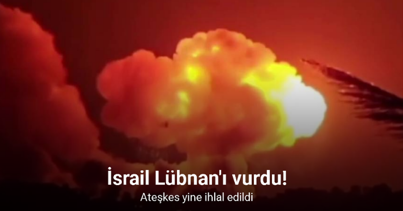 İsrail ordusu, Lübnan’ın güneyinde birçok yere hava saldırısı düzenledi