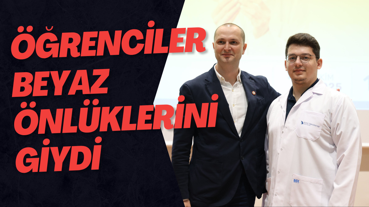 Öğrenciler Beyaz Önlüklerini Giydi