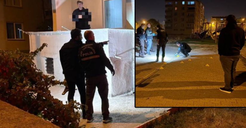 Kayseri'de kurşunlanan evin camından 2 kurşun içeri girdi