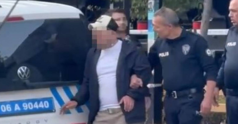 Kendisini polis olarak tanıtıp saldırgan tavırlar sergileyen alkollü şahıs gözaltına alındı