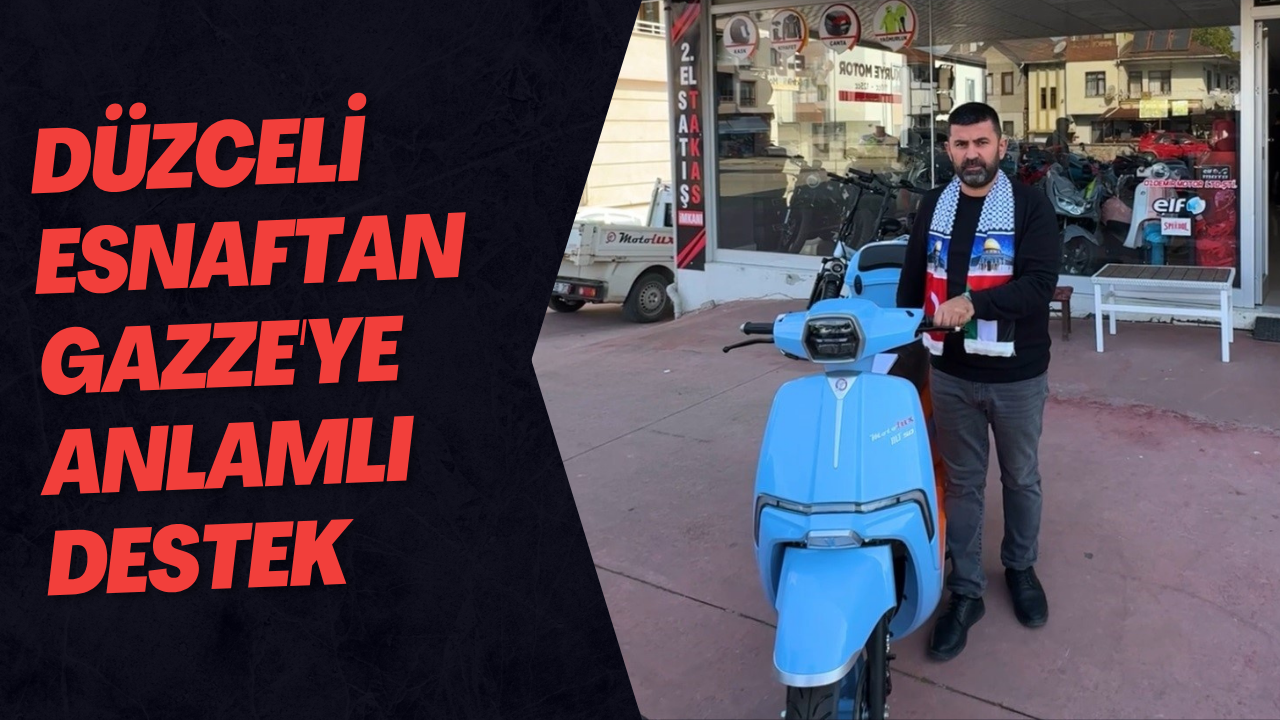 Düzceli Esnaftan Gazze'ye Anlamlı Destek