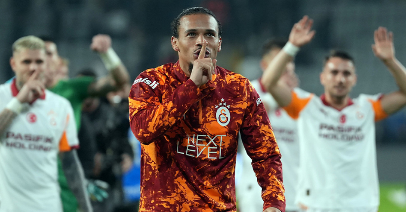 Galatasaray’da maç sonu üçlüsü Leroy Sane’den