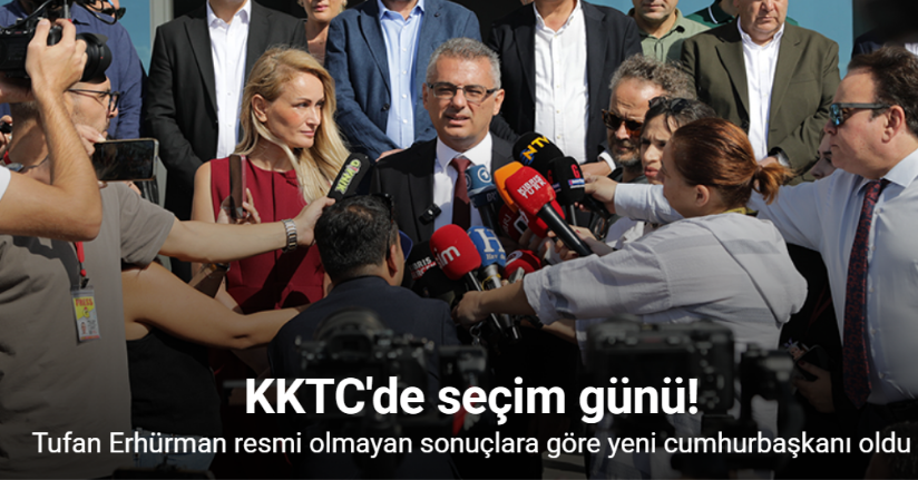 KKTC’nin yeni Cumhurbaşkanı Tufan Erhürman oldu