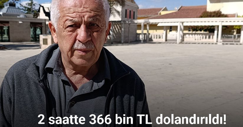 Kırşehir’de 2 saatte 366 bin TL dolandırıldı: Emekli maaşı ve kredi hesapları boşaltıldı