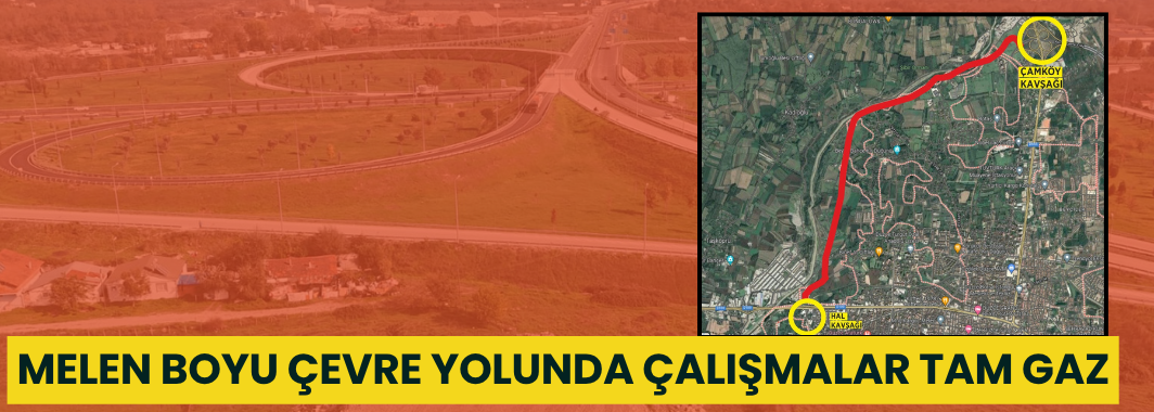 Melen Boyu Çevre Yolunda Çalışmalar Tam Gaz