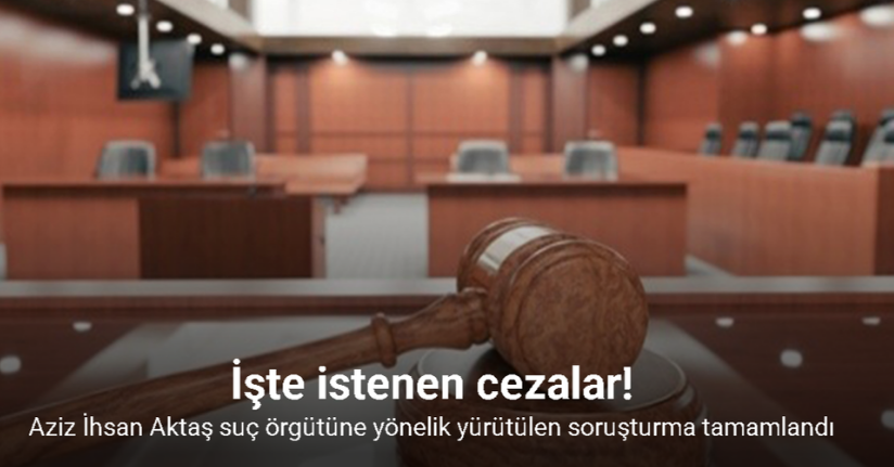 Aziz İhsan Aktaş suç örgütüne yönelik yürütülen soruşturma tamamlandı