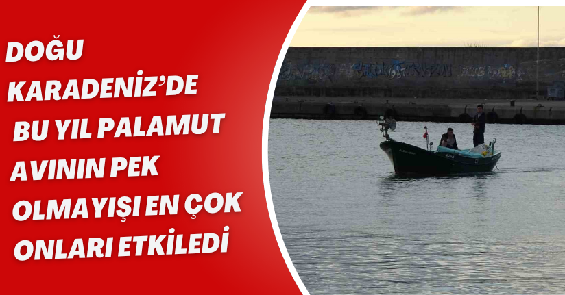 Doğu Karadeniz’de bu yıl palamut avının pek olmayışı en çok onları etkiledi