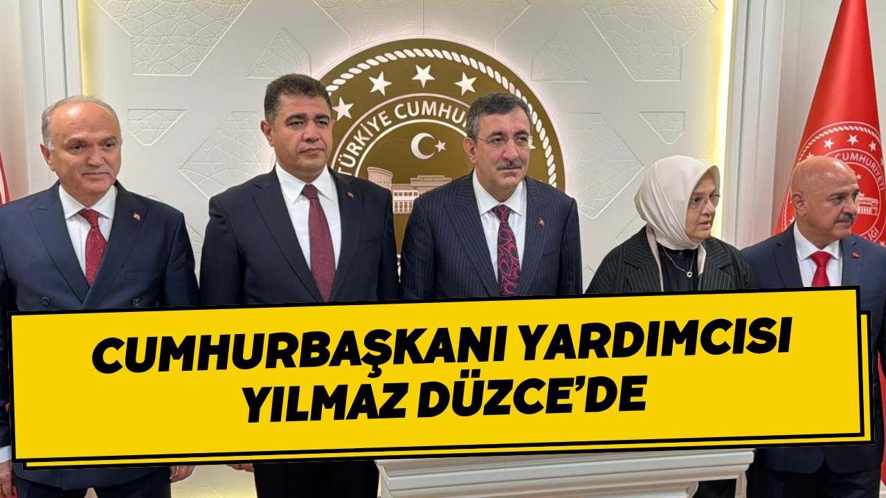 Cumhurbaşkanı Yardımcısı Yılmaz Düzce’de
