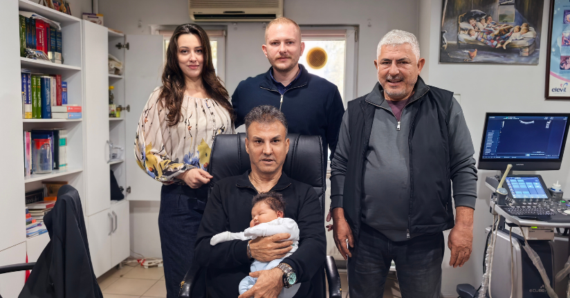 Ali Atilla bebek, 6 kilo 150 gram olarak dünyaya geldi