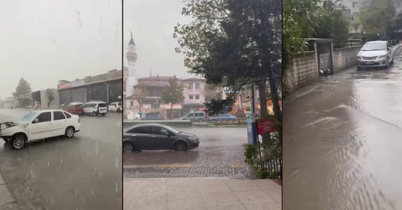 Bursa hasretle beklediği yağmura kavuştu
