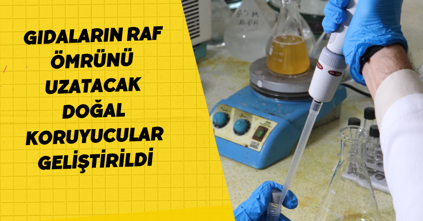 Gıdaların raf ömrünü uzatacak doğal koruyucular geliştirildi