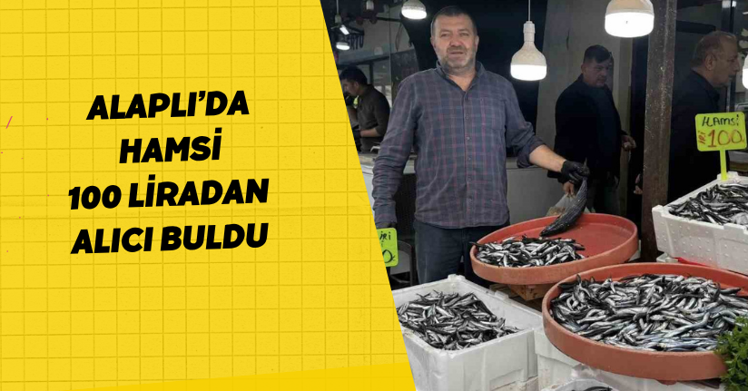 Alaplı’da hamsi 100 liradan alıcı buldu