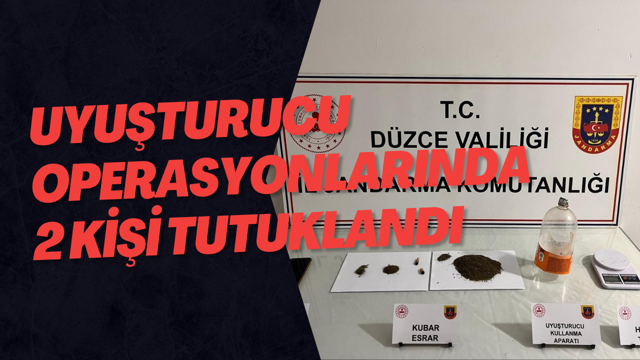 Uyuşturucu Operasyonlarında 2 Kişi Tutuklandı