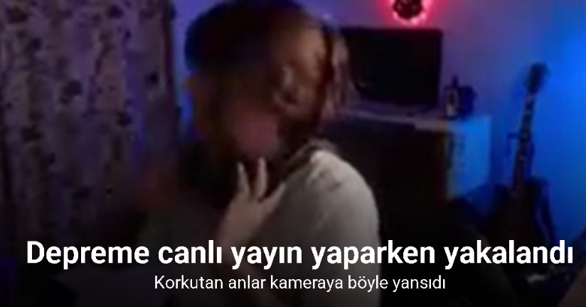 Eskişehir’de depreme canlı yayın yaparken yakalandı