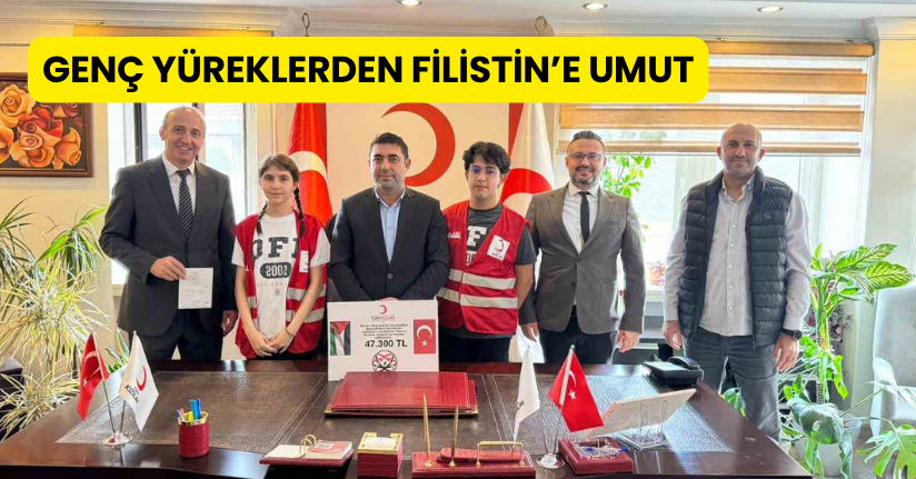 Genç yüreklerden Filistin’e umut