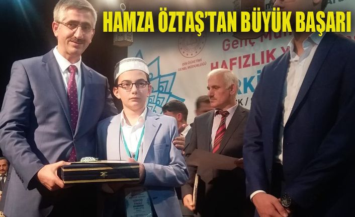 Düzceli genç hafız Türkiye ikincisi oldu