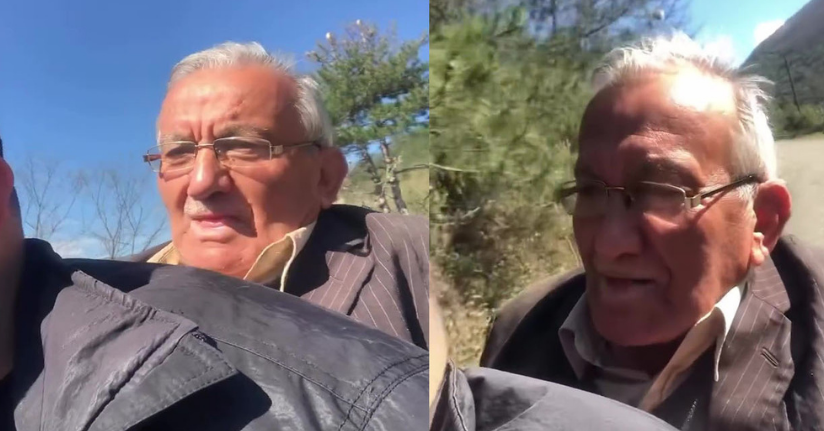 Dedeyle torununun motosiklet yolculuğu gülümsetti