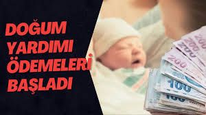 Ekim ayı doğum yardımı ödemeleri hesaplara yatırıldı