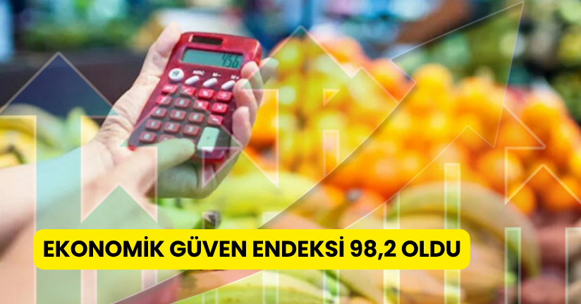 Ekonomik güven endeksi 98,2 olduEkonomik güven endeksi 98,2 oldu