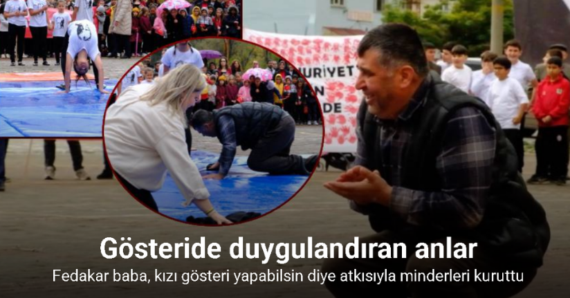 Cumhuriyet Bayramı gösterisinde duygulandıran anlar: