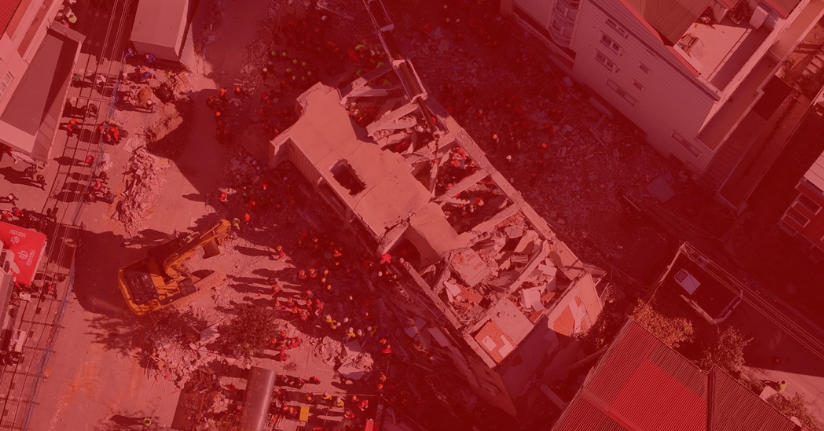 300 metre yarıçapındaki tüm binalarda ve zeminde detaylı ölçümler yapılıyor