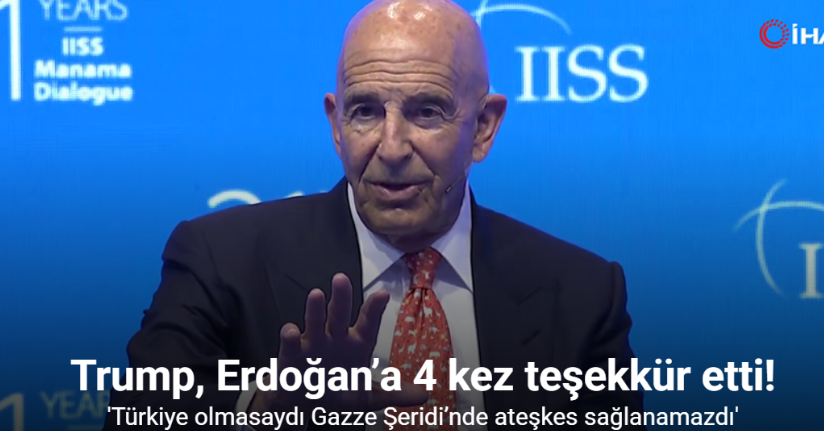 ABD’li Özel Temsilci Barrack: 