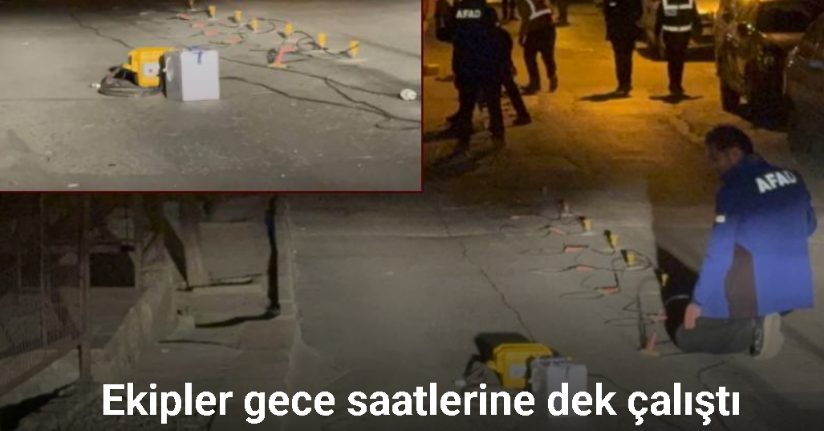 Gebze’de 7 katlı binanın çökmesinin ardından zeminin tomografisi santim santim çekiliyor
