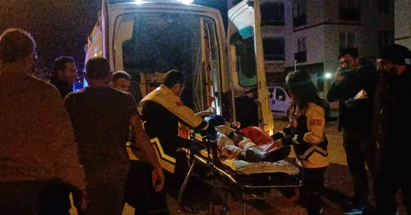 Silahla yaralanan genç, bina boşluğuna kaçarak canını zor kurtardı