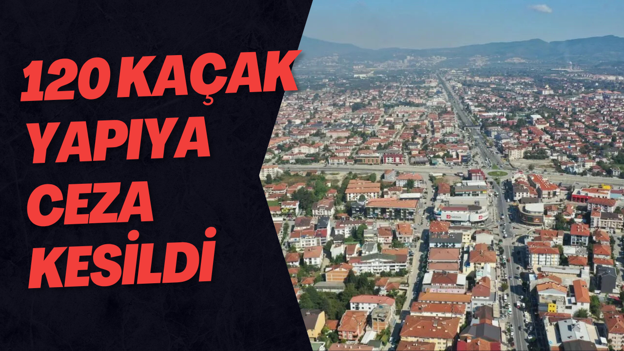 120 Kaçak Yapıya Ceza Kesildi