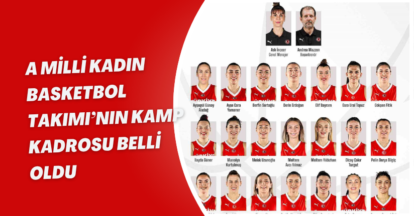 A Milli Kadın Basketbol Takımı’nın kamp kadrosu belli oldu