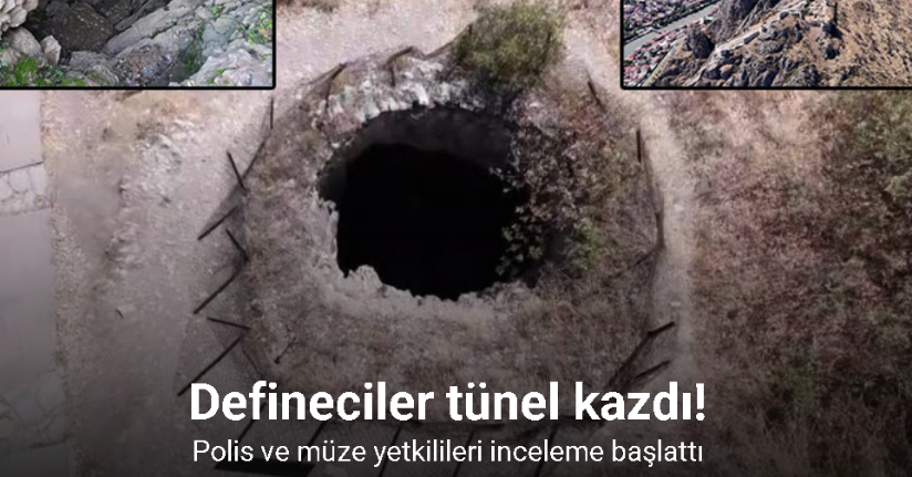 Amasya’da defineciler tünel kazdı: Polis ve müze yetkilileri inceleme başlattı