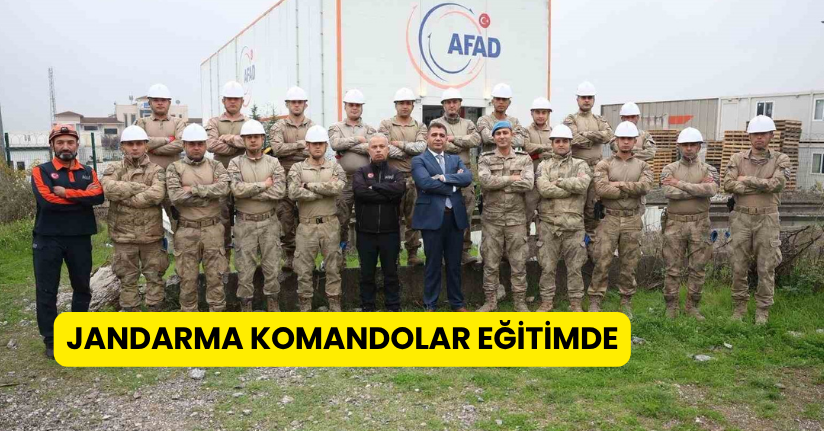 Jandarma komandolar eğitimde