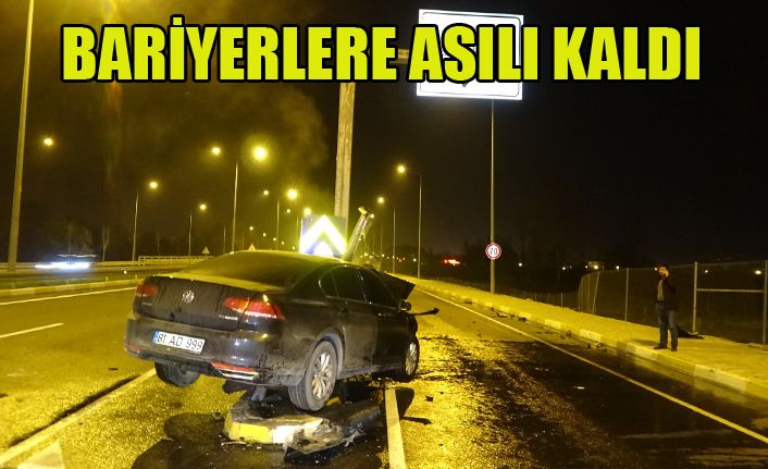 TEM bağlantı yolunda feci kaza